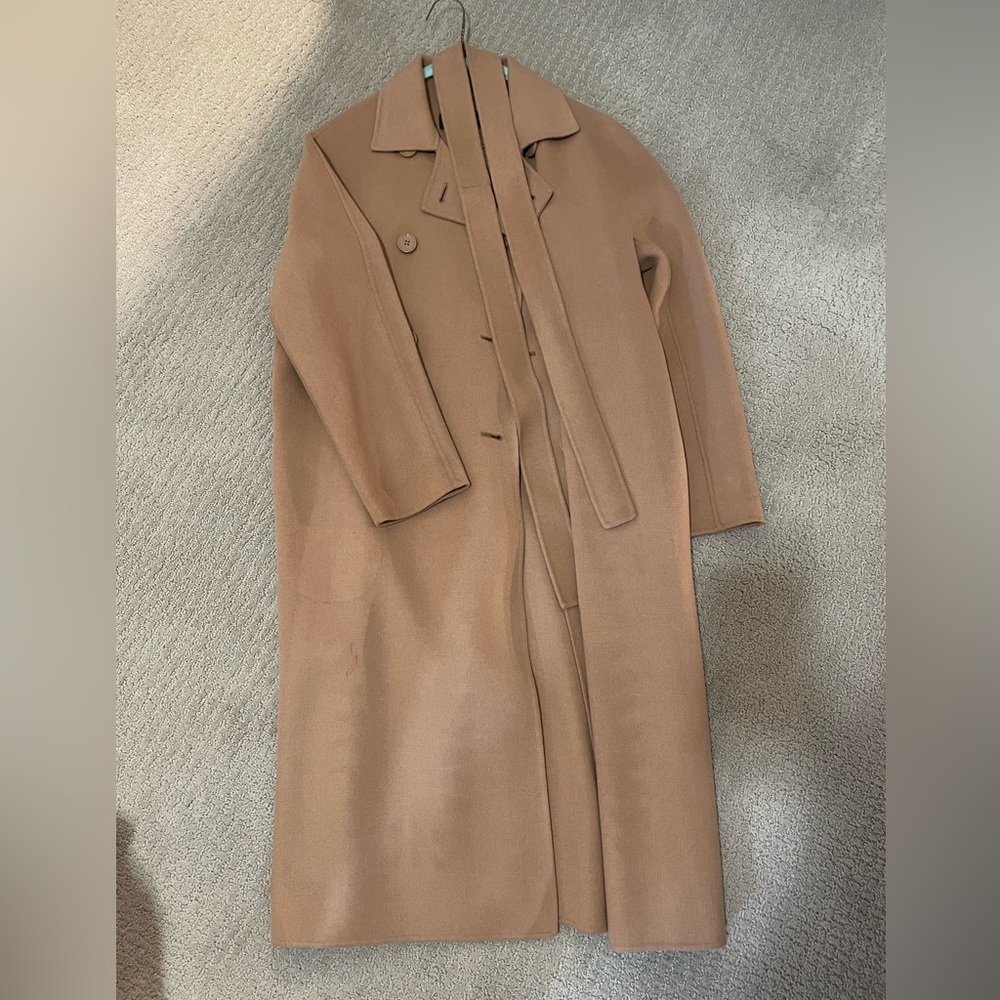Weekend Max Mara Double faced wool coat in camel colour